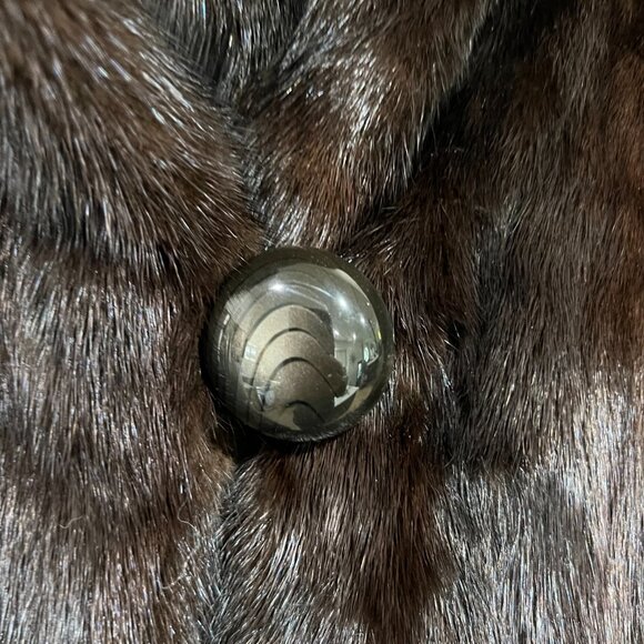 Vintage Pappas Furs Genuine Mink Coat - Picture 11 of 13